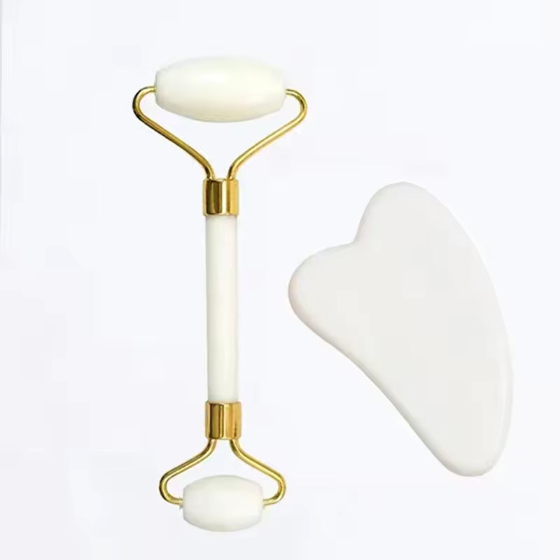 Orvix™ Natural Jade Roller & Gua Sha Facial Massager
