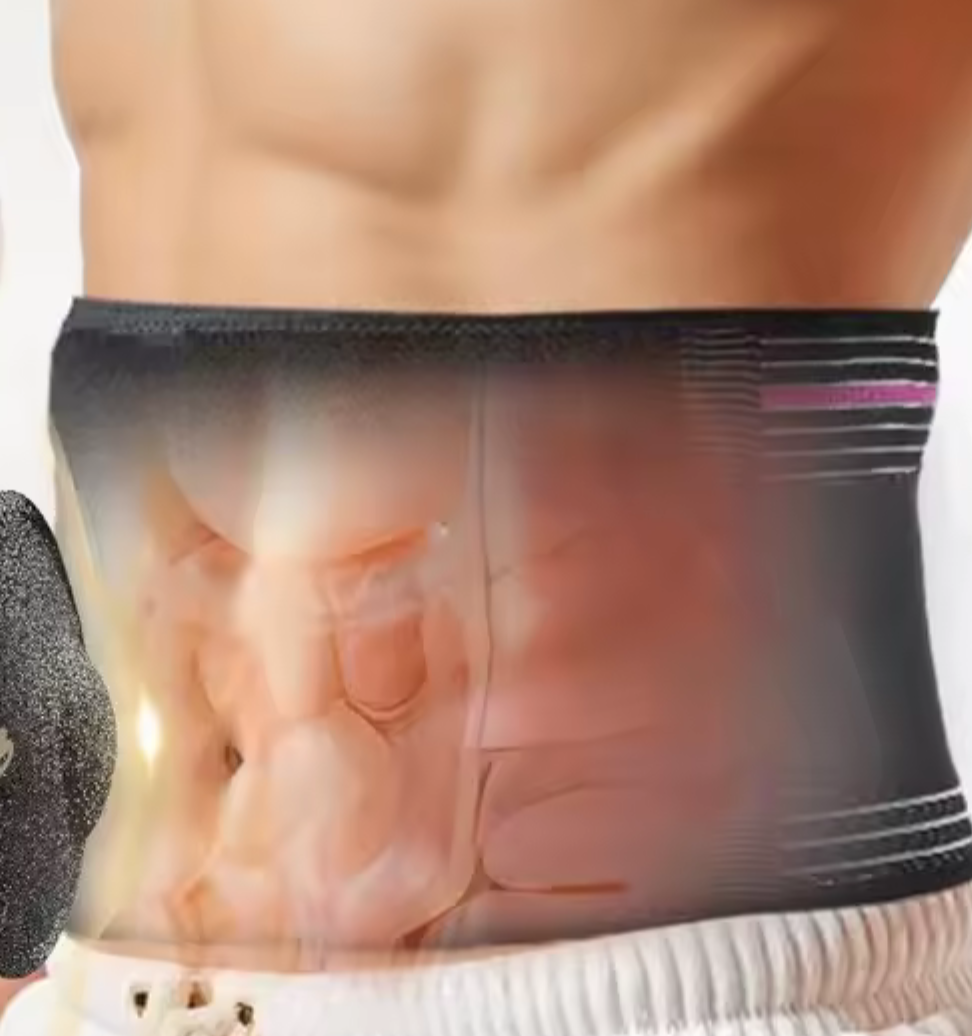 Umbilical Hernia Support Belt for Men & Women with Removable Silicone Compression Pad