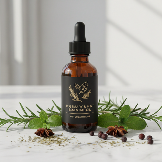 Orvix Hair Growth Essential Oil – Rosemary & Mint Strengthening Treatment for Dry & Damaged Hair